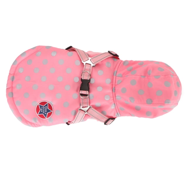 Abrigo con Capucha para Perros Chaqueta Reflectante Cálida para Cachorros con Cremallera y Anillos en D Abrigos para Cachorros Chaquetas para Perros para Climas Fríos ANGGREK Otros