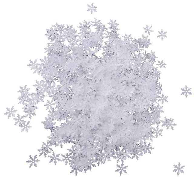 Bolsa de 1000 piezas de confeti de mesa de de Navidad no tejida de 15 mm decoración de Navidad A UNA Yuyangstore confeti de mesa de copo de nieve