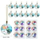 thumbnail image 3 of Fiudx Liquidación de ahorros de verano Accesorios navideños Colgante de cristal Juego de colgantes Atrapasol Manualidades de jardinería Zinnias bañadas en color de 30 mm, 3 of 6