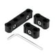 thumbnail image 4 of Separador de cables para bujías de aleación de aluminio, 12 Uds., 8mm, 9mm, 10mm, divisor de cables para motor (negro) Jadeshay A, 4 of 9