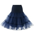 thumbnail image 1 of CHOK Jupon de Mariée Rétro Uni Crinoline Tutu Tulle Beige G, 1 of 10