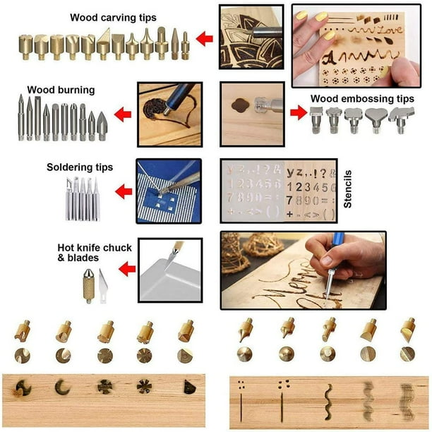 Pyrography wood burning tool outlet