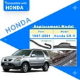 thumbnail image 2 of HAHDAXIA RAINTOK Windshield Wiper Blades Replacement for Honda CRV CR-V 1997 1998 1999 2000 2001 Original Factory Quality Front Rear Wipers Blade Set for My Car - 20" 19" 11" (Pack of 3), 2 of 7