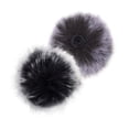 thumbnail image 2 of 2 protectores de viento peludos para micrófonos: protector de viento para micrófono de solapa de solapa, protector de viento Dead Cat para mini micrófono de solapa con clip., 2 of 7