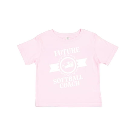 

Inktastic Future Softball Coach Girls Gift Toddler Toddler Girl T-Shirt