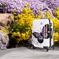 thumbnail image 6 of InUSA Prints 24" Hardside Checked Luggage with Spinner Wheels, Handle and Trolley, Butterfly, 6 of 17