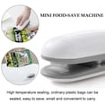 thumbnail image 3 of Mini Bag Sealer, 2 in 1 Heat Sealer And Cutter Handheld Portable Bag Resealer Sealer For Plastic Bags Food Storage Snack Fresh Bag Sealer (Battery Not Included)-1Pack, 3 of 3