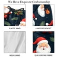 thumbnail image 4 of luoweisi Men's Beach Shorts Quick Dry Swim Trunks with Mesh Lining Christmas Santa Claus XL, 4 of 5