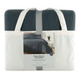 thumbnail image 6 of Better Homes & Gardens 3-Piece Grey Waffle Stripe Comforter Set, Adult King, 6 of 7