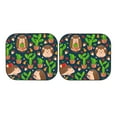 thumbnail image 7 of Goofa Cute Hedgehogs Cactus Blue Pattern 2 Piece Car Windshield Sun Shade Foldable | Front Windshield Shade for Sun, Heat and UV Rays | Sunshade for Car Front Window-Small, 7 of 7