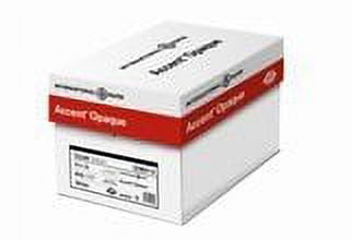 Accent Opaque 8.5 x 11 White Paper 80lb Text Smooth 400/Ream