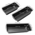 thumbnail image 3 of Loaf Pan, Rectangular Bread & Loaf Tins, Banana Bread Pans, Oven & Dishwasher Meatloaf Safe Pan for Meatloaf Breads Cakes Brownies Lasagnas Casseroles & More 7.5 x 3.7 Inch, 3 of 9