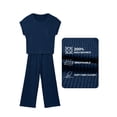 thumbnail image 5 of DOKOTOO Women's Maternity Sets 2 Piece Sets Ribbed Knit Short Sleeve Outfit Maternity Lounge Wear Soft Pregnant Pajamas Plus Size Sweatsuits Sets, 5 of 8
