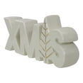 thumbnail image 6 of Northlight Lettered "XMAS" Tree Ceramic Christmas Sign - 8" - White and Gold, 6 of 7