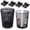 Black, variant on Gamexcel 5-Gallon Metal Mesh Trash Can 2 Pack, Round Open Top Black Waste Basket for Office, Bedroom and Bathroom