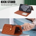 thumbnail image 4 of Allytechgroup Wallet Case for Google Pixel 6a with Credit Card Slot, RFID Blocking PU Leather Case with Lanyard & Shoulder Strap & Kickstand Shockproof Bumper for Women Men, Brown, 4 of 8