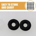 thumbnail image 3 of unbranded 100Ud Piezas Stopper Bead Negro Para Manualidades Y Accesorios De Joyería DIY, 3 of 8