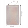 thumbnail image 5 of Bolsa de almacenamiento con cremallera sobre presupuestario de gran capacidad sobre moda multifuncional Pu cremallera bolso con cremallera portátil billetera presupuestaria en efectivo, 5 of 5
