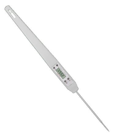

Meat Thermometer Mini Pen Long Probe Instant Read Food Cooking Thermometer For Turkey BBQ - White