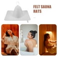 thumbnail image 5 of MIPCASE Sauna Hat Set for Adults, Heat Retention Cap, Stylish Bathroom Accessory, Comfortable and Sauna Headwear, 5 of 6