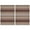 Brown Boho Geometric, variant on Blue Pioneer Flower Striped Pattern Summer Placemats Table Placemats Set Of 4-Linen Kitchen Washable Placemats Table Mats 11.8"x17.7" Non-Slip Heat Resistant