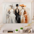 thumbnail image 2 of Designart "Stylish Geometric Silhouette I" Fashion Metal Wall Art Prints, 2 of 5