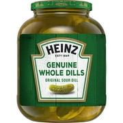 Heinz Genuine Whole Original Sour Dill Pickles, 46 fl oz Jar