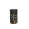 thumbnail image 1 of Led Cylinder Glass Stand 5.9" Silver Snowflake Small, 1 of 3