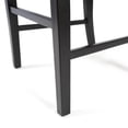 thumbnail image 5 of Bono Acacia Wood Dining Chairs, Set of 2, Black/Walnut, 5 of 7