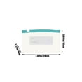 thumbnail image 4 of Storage Bags Reusable Sliding Seal Fresh Food Organizer for Kitchen Pantry Freezer, Clear, 4 of 8