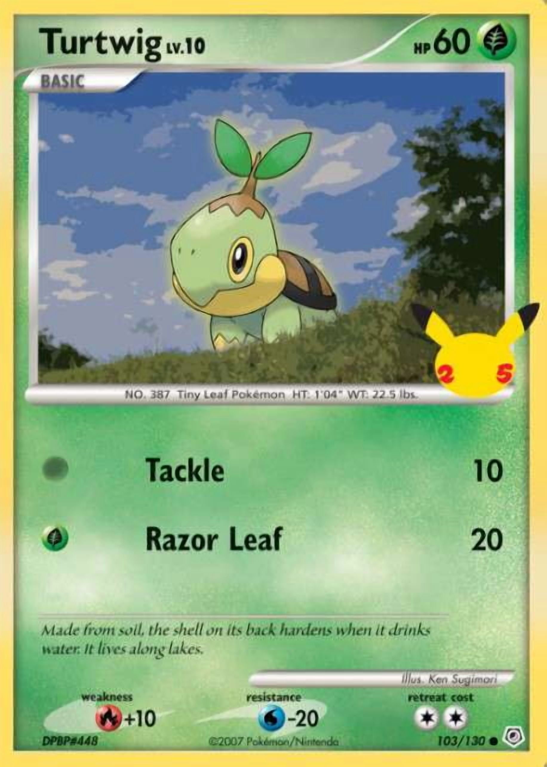 POKEMON 25TH ANNIVERSARY SINNOH PACK