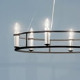 thumbnail image 2 of 52490BK Kichler Lighting Rosalind - 6 Light Chandelier In Traditional Style-6.5 Inches Tall and 33.25 Inches Wide-Black Finish, 2 of 9