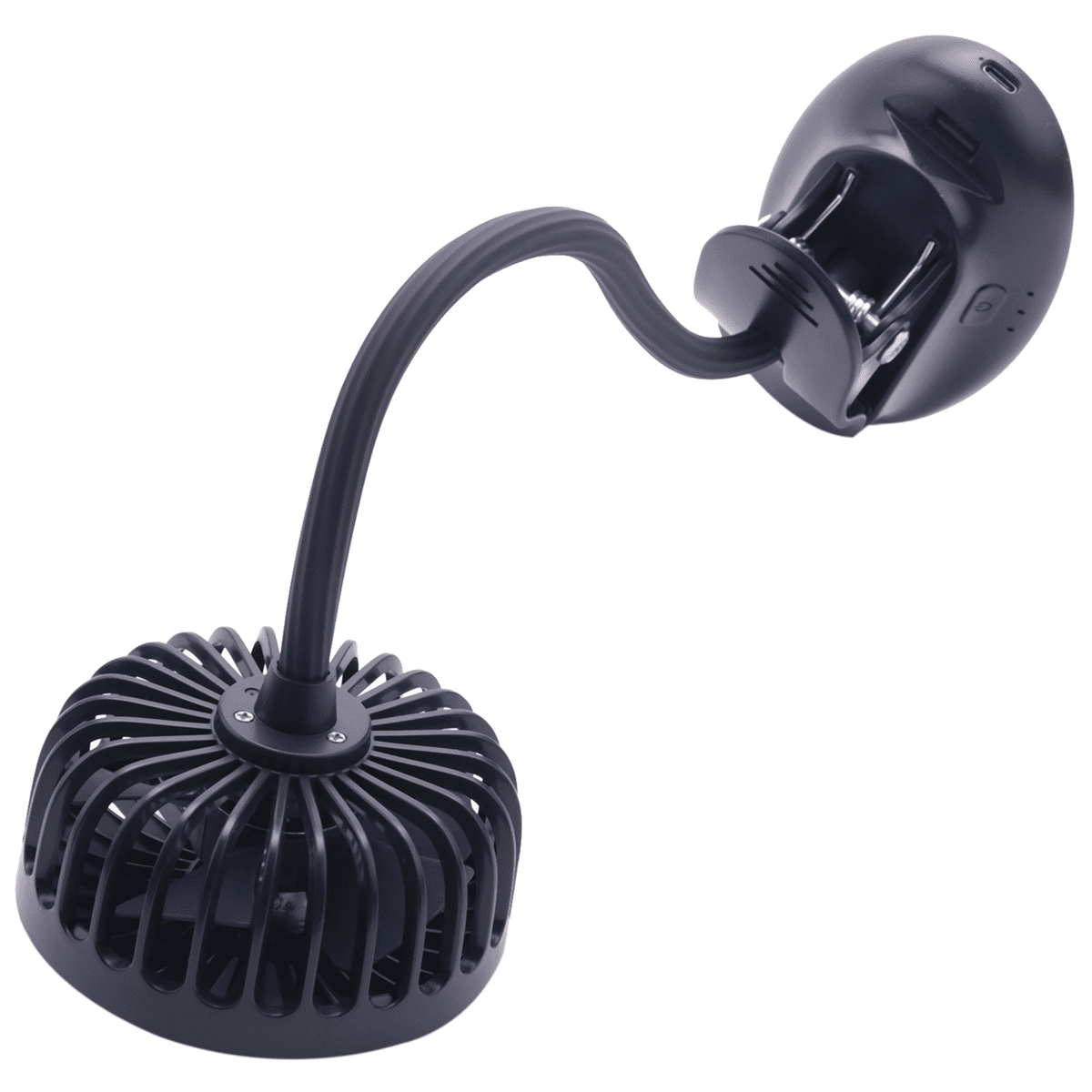 Portable Mini Clip Stroller Fan,3 Speeds Settings,Navy Blue