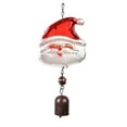 thumbnail image 2 of Creative Iron Christmas Wind Chime, Colorful Santa Pendant, Balcony, Garden, Outdoor Decoration, Courtyard, Hanging Ornament, Indoor Holiday Decor, Festive Seasonal Sound Decor, 2 of 6