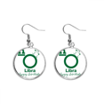 thumbnail image 1 of Constellation Fate Birthday Celebration Libra Ear Dangle Silver Drop Earring Jewelry Woman, 1 of 3