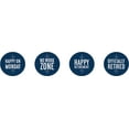 thumbnail image 2 of Darling Souvenir Candy&nbsp;Chocolate Labels 190 Pcs Retirement Theme Stickers-Navy Blue & White, 2 of 2