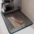 thumbnail image 2 of Dish Drying Mat, Coffee Cup Farmhouse Design Absorbent Coffee Bar Mat for Countertops, Coffee Bar Accessories for Kitchen Counter Coffee Maker Coffee Pot Dining Room Decoration 18x24in, 2 of 7