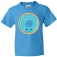 thumbnail image 3 of Inktastic Blue Donut Youth T-Shirt, 3 of 5