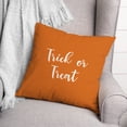 thumbnail image 3 of Creative Products Trick Or Treat in Orange 18 x 18 Spun Poly Pillow, 3 of 3