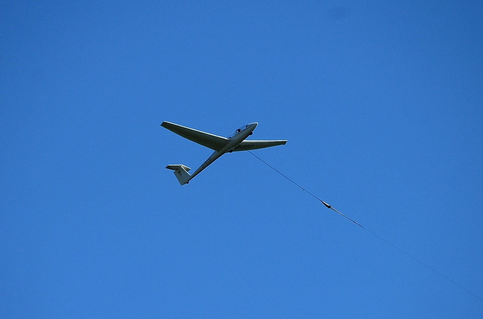 Glider Winch Towing Aircraft Winch Glider Pilot12 Inch By 18 Inch