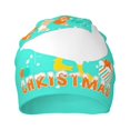 thumbnail image 3 of Gorro de punto Unisex para hombre y adulto, gorro de punto divertido para el sol, con diseño de ganso, Feliz Navidad, 3 of 4