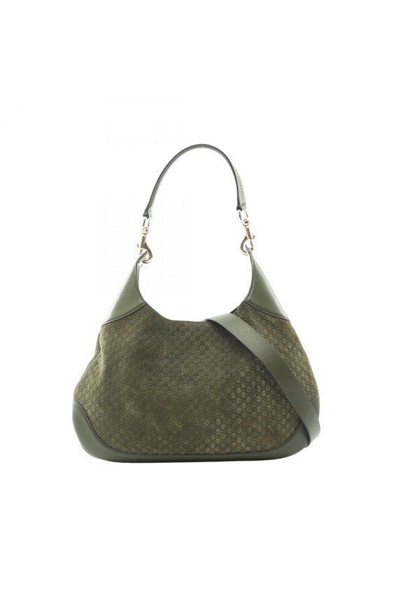 Pre-Owned Gucci Microguccissima Hobo Bag, 2-Way Shoulder Bag/Handbag, Suede Leather, Women's,...