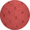 thumbnail image 1 of Ahgly Company Indoor Round Patterned Ferrari Red Area Rugs, 4' Round, 1 of 6