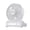 White, variant on Holmes 4" Rechargeable USB Desk Fan Portable Cordless with 90 Degree Adjustable Tilt Black