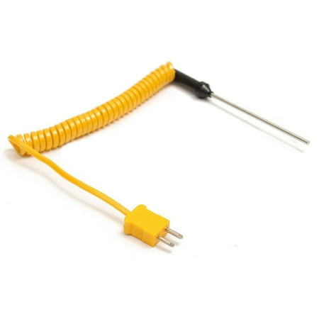 

1pc Durable K-type Thermocouple Probe Sensor Temperature Controller -50c To 1200c With Wire Cable Mayitr Measuring Tools
