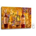 thumbnail image 2 of Glow Decor 18" x 24" Orange and Red Tuscan Bottles Back-lit Wall Art with Remote Control, 2 of 2