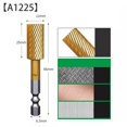 thumbnail image 1 of High Strength Rotary Rasp Drill Bit with Dual Slots 6 3mm Shank Diameter Single slot A1225, 1 of 9