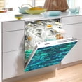 thumbnail image 4 of Coolnut Mermaid Dishwasher Magnet Cover, Magnetic Refrigerator Panel Decal Wash Machine Front Door Decorative Cover for Home Kitchen Farmhouse Decor, 23"x 26", 4 of 6