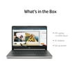 thumbnail image 5 of HP 14 Laptop, Intel Celeron N4000, 4GB SDRAM, 64GB eMMC, Office 365 Personal 1-year (A $70 value included for free), Natural Silver, 5 of 7