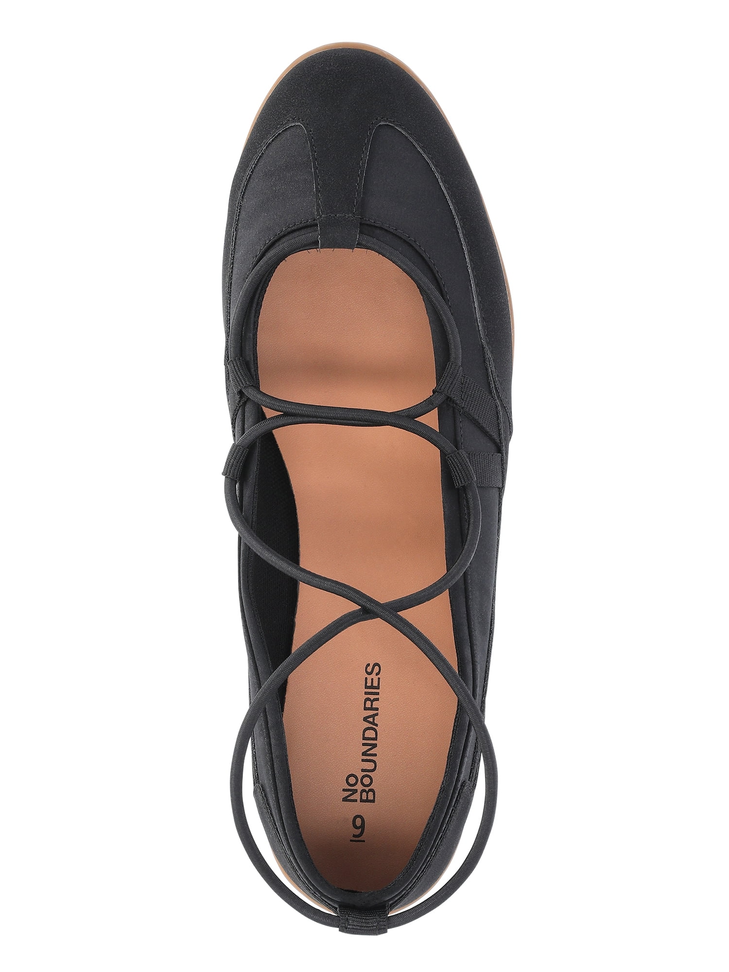 No Boundaries Ballet Flat Sneakers, Women's